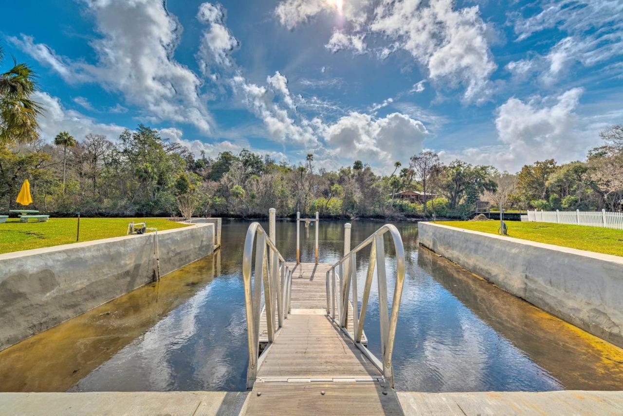 Withlacoochee River House With Dock And Kayaks! Yankeetown Kültér fotó